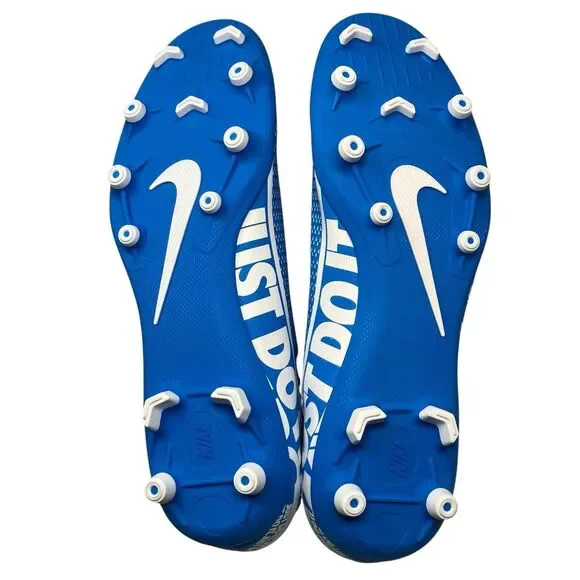 Nike Cleats Mens 11.5 Blue Mercurial Vapor 13 Academy FG Soccer AT5269-414 Game - Picture 6 of 8